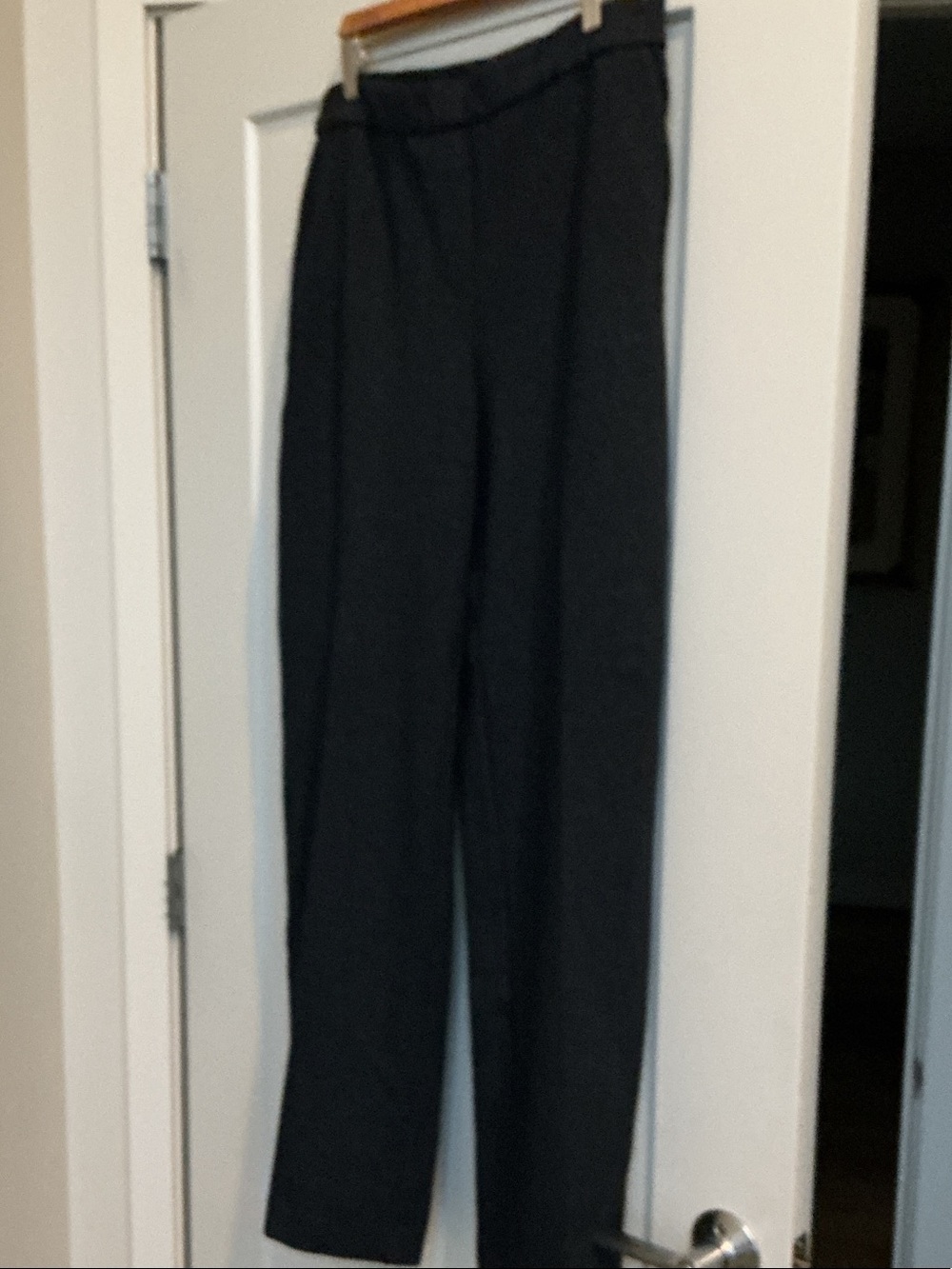 Rachel Zoe Charcoal Straight-Leg Women's Pants
